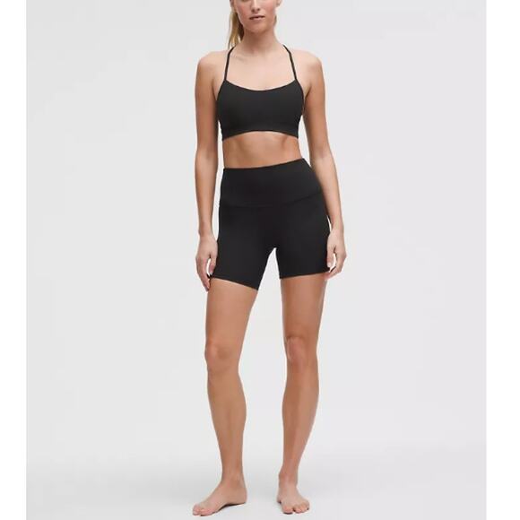 Lululemon Black Align™ High-Rise Ribbed Short 6" Size 12 - Picture 10 of 11